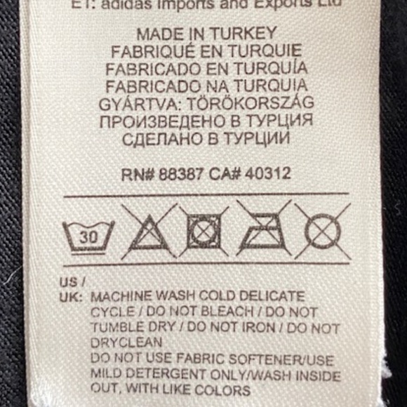 Adidas by Stella McCartney Yoga Striped Tee Top Size Medium - Picture 6 of 10